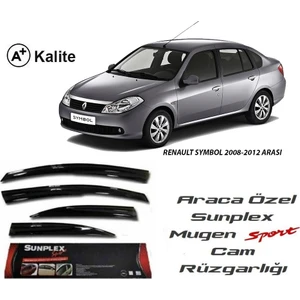 Renault Symbol 2008-2012 Arası Sunplex Mugen Tip 4'Lü Cam Rüzgarlığı