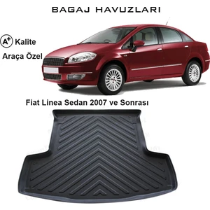 Fiat Linea Sedan 2007 Ve Sonrası 3D Bagaj Havuzu