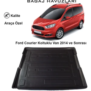 Ford Courier Koltuklu Van 2014 Ve Sonrası 3D Bagaj Havuzu