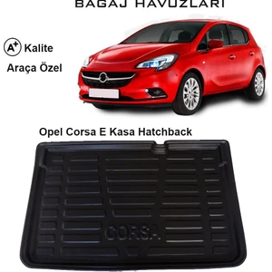 Opel Corsa E Kasa Hatchback 3D Bagaj Havuzu