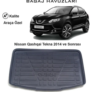 Nissan Qashqai Tekna 2014 Ve Sonrası 3D Bagaj Havuzu