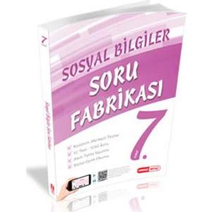 Kırmızı Beyaz Yayınlar 7.Sınıf  Sosyal Soru Fabrikası