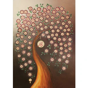 Art Puzzle Allah'ın 99 İsmi(Esma-Ül Hüsna)
