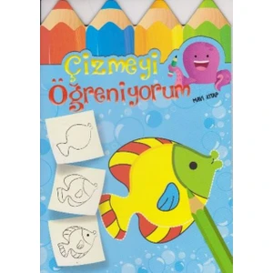 Çizmeyi Öğreniyorum Mavi Kitap - Cuberdon Books