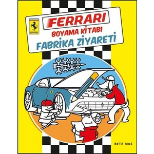 Ferrari Boyama Kitabı Fabrika Ziyareti