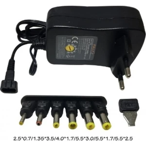 1Amper 3-12V Kademeli Ayarlanabilir Adaptör