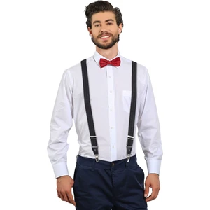Siyah Düz Erkek Pantolon Askısı