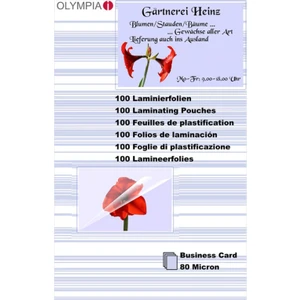 Kartvizit/Ehliyet Pvc Poşet 80 Mic