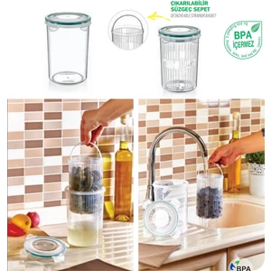 Süzgeçli Saklama Kabı 1500ML LC-470