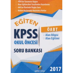 Eğiten Kitap Kpss Öabt Okul Öncesi Soru Bankası