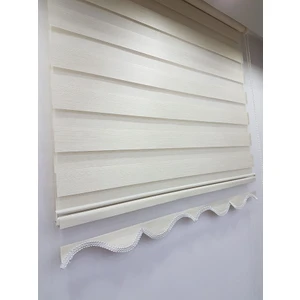 Bambu Stor Zebra Perde Krem MZ492 90 x 260 cm