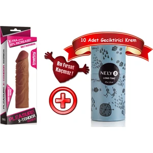 Lovetoymuck X-Tender Penis Kılıfı + 10 Adet Krem