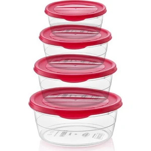 Hobby Life Yuvarlak 4 lü Trend Saklama Kabı (0,3+0,7+1,1+1,75lt) 21021