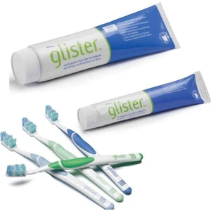 Glister Florürlü Diş Macunu - Seyahat Diş Macunu - Diş Fırçası Resimdeki Ürünü Gönderiyoruz