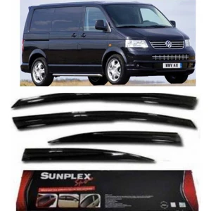 4 Lü Volkswagen Transporter T5-T6 Mügen Tipi Sport  Stlye Sunplex Cam Rüzgarlığı