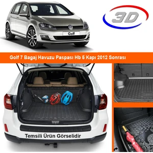 Golf 7 Bagaj Havuzu Paspası Hb 5 Kapı 2012 Sonrası