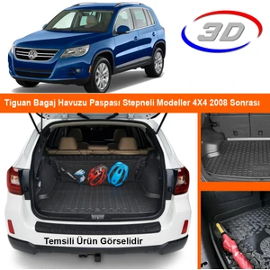 Tiguan Bagaj Havuzu Stepneli Modeller Suv 4X4 2008 Sonrası