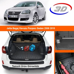 Jetta Bagaj Havuzu Paspası Sedan 2005 2010