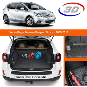 Verso Bagaj Havuzu Paspası Suv Hb 2009 2013