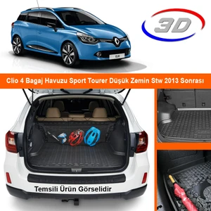 Clio 4 Bagaj Havuzu Sport Tourer Düşük Zemin Stw 2013 Sonrası