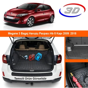 Megane 3 Bagaj Havuzu Paspası Hb 5 Kapı 2009 2015
