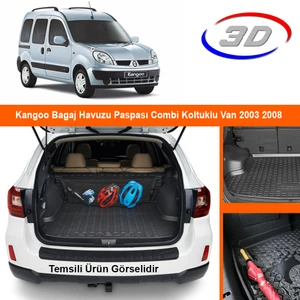 Kangoo Bagaj Havuzu Paspası Combi Koltuklu Van 2003 2008