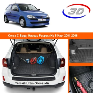 Corsa C Bagaj Havuzu Paspası Hb 5 Kapı 2001 2006