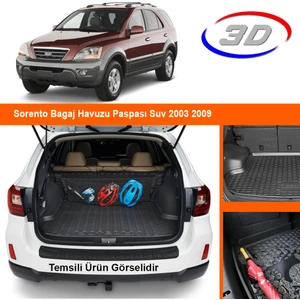 Sorento Bagaj Havuzu Paspası Suv 2003 2009