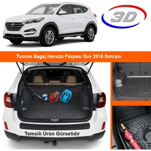 Tucson Bagaj Havuzu Paspası Suv 2015 Sonrası