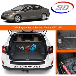 Civic Bagaj Havuzu Paspası Sedan 2007 2011