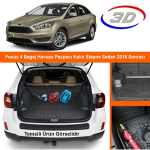Focus 4 Bagaj Havuzu Paspası Kalın Stepne Sedan 2015 Sonras