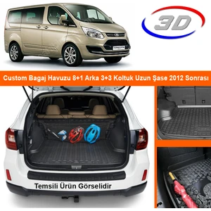 Custom Bagaj Havuzu 8+1 Arka 3+3 Koltuk Uzun Şase 2012 Sonrası