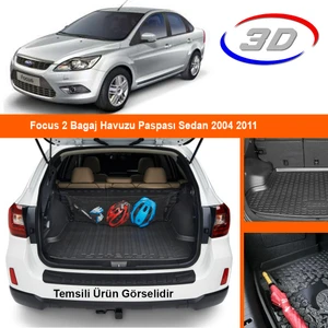 Focus 2 Bagaj Havuzu Paspası Sedan 2004 2011
