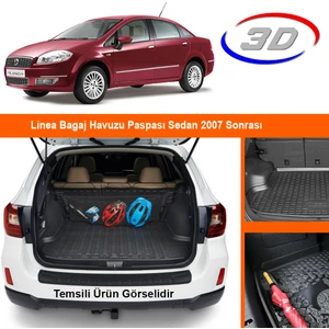 Linea Bagaj Havuzu Paspası Sedan 2007 Sonrası