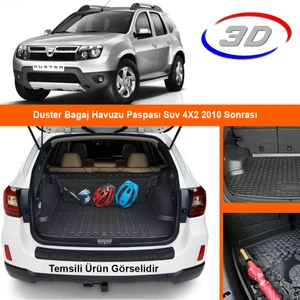Duster Bagaj Havuzu Paspası Suv 4X2 2010 Sonrası