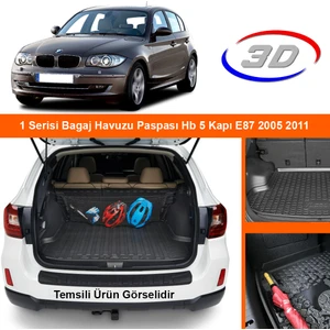 Bmw 1 Serisi Bagaj Havuzu Paspası Hb 5 Kapı E87 2005 2011