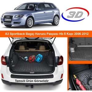 A3 Sportback Bagaj Havuzu Paspası Hb 5 Kapı 2006 2012