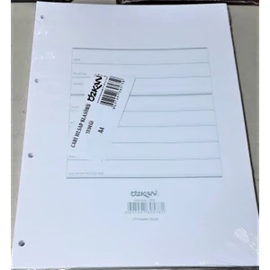 Cari Hesap Klasörü Yedeği A4