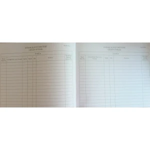 Gelen-Giden Evrak Kayıt Defteri 144 Yp