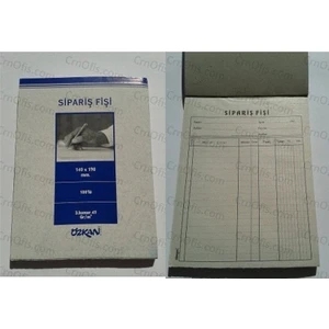 Sipariş Fişi Tek Nüsha 3. Hamur 6 lı Paket
