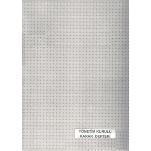 Yönetim Kurulu Karar Defteri 40 Yaprak