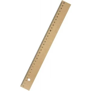 Cetvel Tahta Takviyesiz 30 Cm 00035