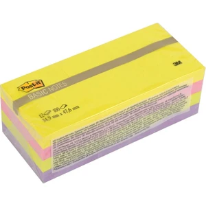 Post-İt Basic Not Karışık Parlak Renk 35X48Mm
