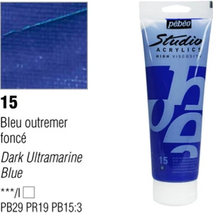 Studio Akrilik Boya 100 Ml Dark Ultramarine Blue -15