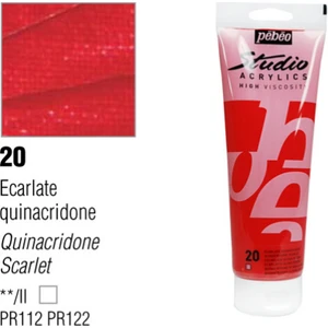 Studio Akrilik Boya 100 Ml Quinacridone Scarlet -20