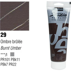 Studio Akrilik Boya 100 Ml Burnt Umber -29