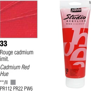 Studio Akrilik Boya 100 Ml Cadmium Red -33