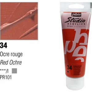 Studio Akrilik Boya 100 Ml Red Ochre -34