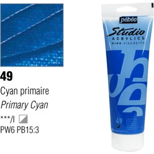 Studio Akrilik Boya 100 Ml Primary Cyan -49