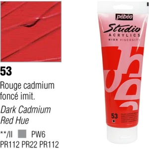 Studio Akrilik Boya 100 Ml Dark Cadmium Red -53